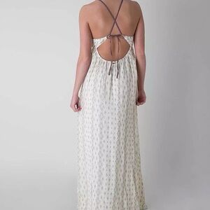 O’Neill cross tie back maxi dress